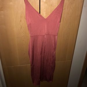 Midi dress with spaghetti straps